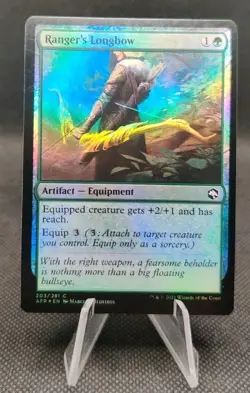 Ranger's Longbow 203/281 AFR FOIL MTG Magic The Gathering Card - Image 1