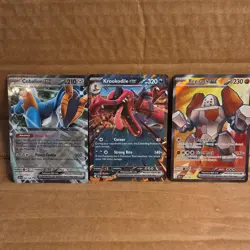 Pokemon TCG Mega Evolution Chaos Rising EX Card Lot (3) Near Mint- Mint - Image 1