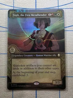 Toph, the First Metalbender (Showcase) R 0353 Avatar: The Last Airbender Foil - Image 1