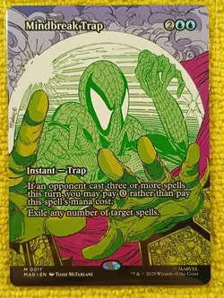 2025 TCG Spider-Man Mindbreak Trap (Borderless NON-FOIL) Eternal-Legal Regular - Image 1