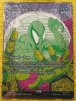 2025 TCG Spider-Man Mindbreak Trap (Borderless NON-FOIL) Eternal-Legal Regular - Image 3