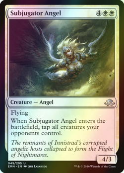 MTG Subjugator Angel Foil ** Eldritch Moon ** English - Image 1