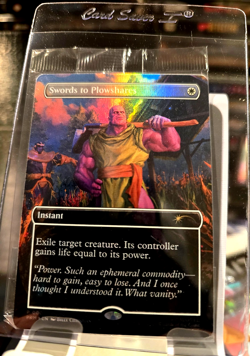 Swords to Plowshares Mint Foil Borderless PSA MTG Magic the Gathering Promo 🔥 - Image 1