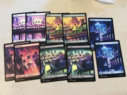 mtg 10 full art basic lands, 2 each, Teenage Mutant Ninja Turtles, unplayed - Image 1