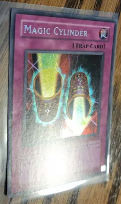 Yu-Gi-Oh! LON Magic Cylinder Secret Rare Reverse Foil Error Misprint LP/MP - Image 3
