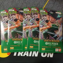 Sleeved Booster Pack - One Piece TCG OP12 Legacy Of The Master Sealed- Lot Of 5 - Image 1