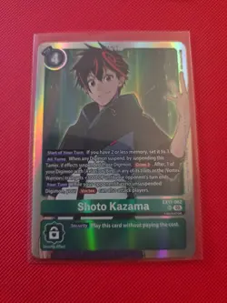 x2 Digimon Card Game Shoto Kazama Super Rare Dawn of Liberator EX11-062 SR NM - Image 1