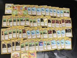 Pokemon TCG 1st Edition Base Set Shadowless Lot 65+ Cards English Vintage - Image 1