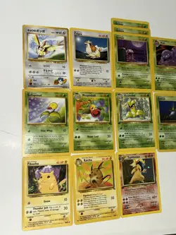Pokemon TCG Lot 18 Cards 2 Holo 2 1st Edition Raw Holos Typhlosion NineTails - Image 3