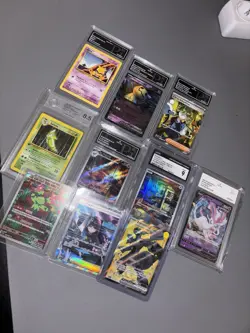 Pokemon Slabs, Graded, Mint. Near Mint, Single cards - Image 1