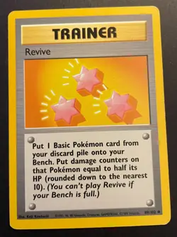 Trainer Revive 89/102 Pokemon Card nm - Image 1