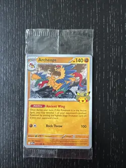 Exclusive Pokemon Chicago Field Museum Fossil Exhibit Archeops Promo Card Sealed - Image 1