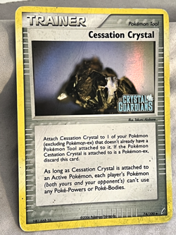 Cessation Crystal 74/100 Crystal Guardians Reverse Holo Stamped Pokemon Card TCG - Image 1