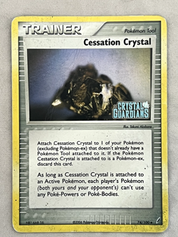 Cessation Crystal 74/100 Crystal Guardians Reverse Holo Stamped Pokemon Card TCG - Image 2