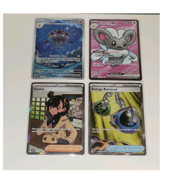 Pokemon TCG Chaos Rising Holo Claydol Cinccino Emma Energy Retrieval Lot 4 Cards - Image 2