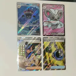 Pokemon TCG Chaos Rising Holo Claydol Cinccino Emma Energy Retrieval Lot 4 Cards - Image 3