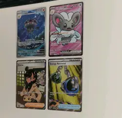 Pokemon TCG Chaos Rising Holo Claydol Cinccino Emma Energy Retrieval Lot 4 Cards - Image 4