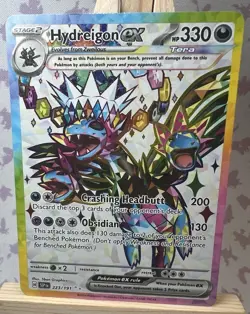 Hydreigon ex 223/191 Ultra Rare Surging Sparks Pokemon Card - Image 1