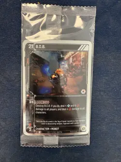 Neuroscape TCG Kickstarter Promo Card B.O.B 008 Holo Foil Trading Card Sealed - Image 1