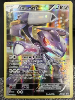 Pokemon Genesect TCG XY119 Black Star Promo Holo Foil Full Art Card - Image 1