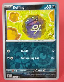 Pokemon Card Koffing Journey Together Reverse Holo 91/159 - Image 1