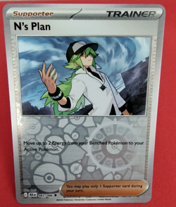 Pokemon Card N's Plan Black Bolt Reverse Holo 083/086 - Image 1