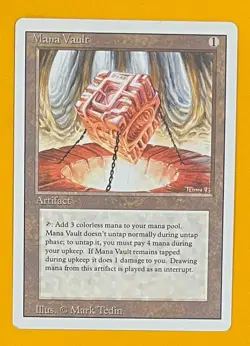 MTG MANA VAULT Revised (OldManMTG 012-813) - Image 1