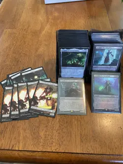Magic: The Gathering UB Warhammer 40K Necron Dynasties - Deck & Box NM Sleeved - Image 1