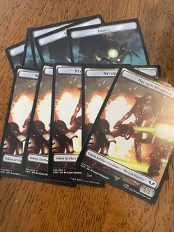 Magic: The Gathering UB Warhammer 40K Necron Dynasties - Deck & Box NM Sleeved - Image 3