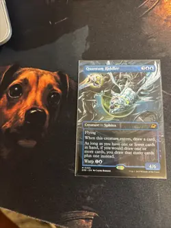 Mtg Quantum Riddler Borderless - Edge of Eternities + Bonus Foils - Image 1