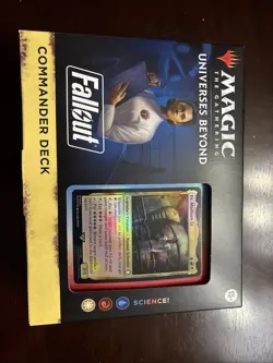 Universes Beyond: Fallout Commander Deck - Science! MTG Brand New Sealed IN HAND 195166228532 - Image 1