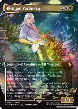 Estinien Varlineau (Borderless) (Chocobo Track Foil) [FIC - 474] - NM [Foil] ... - Image 1