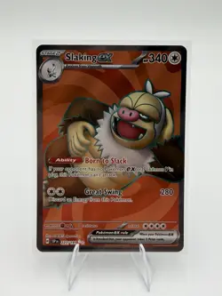 Slaking ex 227/191 Ultra Rare Surging Sparks Pokemon Near Mint - Image 1