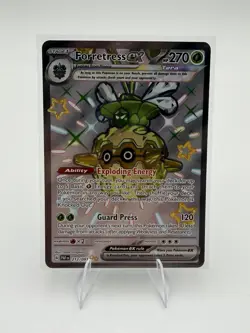 Forretress ex Pokemon Paldean Fates 212/091 Shiny Full Art Ultra Rare NM - Image 1