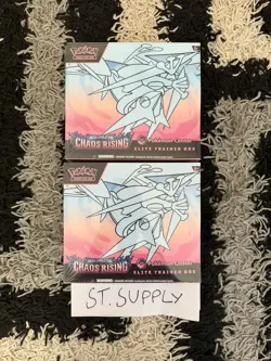 Pokemon TCG: Chaos Rising Pokemon Center Elite Trainer Box ETB X2 Sealed - Image 1