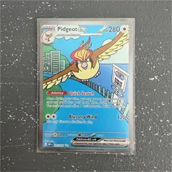 Pokemon Pidgeot ex 225/197 Obsidian Flames Full Art Holo Special Illustration R… - Image 1