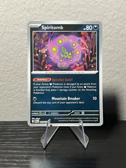 Pokemon Spiritomb 087/132 Me01 Mega Evolution Holo Uncommon Basic 80 HP - Image 1