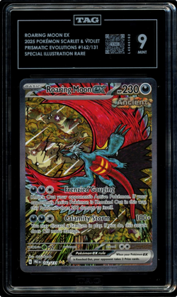Pokemon Roaring Moon EX Prismatic Evolutions 162/131 TAG 9 - Image 1