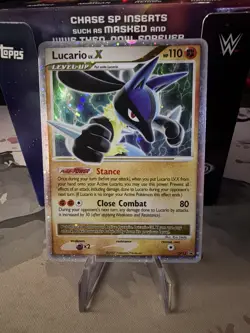 Pokemon TCG Lucario LV X Promo Holo Pokemon Promos Holo Promo Promo - Image 2