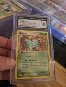 (POP 24) CGC 10 GEM MINT Nidorina 40/112 Pokemon 2004 EX FireRed & LeafGreen - Image 2