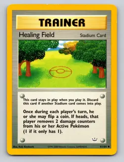 Healing Field 61/64 Uncommon Neo Revelation Pokemon Unlimited LP - Image 1