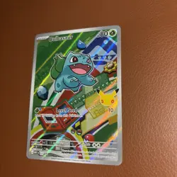 Pokemon Bulbasaur 037 First Partner illustration 30th Anniversary Promo 💎NM💎 - Image 2