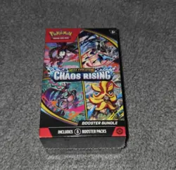 Pokemon TCG Chaos Rising Booster Bundle Box Factory Sealed in Hand 6 Count Pack - Image 1