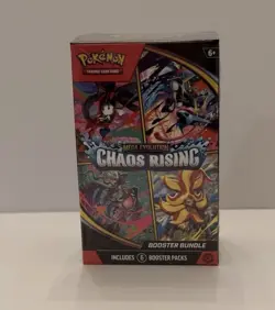 Pokemon TCG Chaos Rising Booster Bundle Box Factory Sealed in Hand 6 Count Pack - Image 3