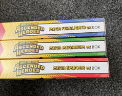 Pokemon TCG: Mega Evolution Ascended Heroes Mega ex Boxes (Set Of 3) SEALED ✅ - Image 4