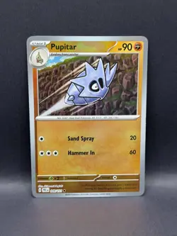 Pupitar 048/131 MASTER BALL PATTERN REVERSE HOLO Prismatic Evolutions Pokemon EN - Image 2