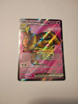 Pokemon Dachsbun EX Stellar Crown 160/142 Ultra Rare Full Art Holo Near Mint - Image 1