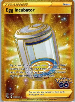 Egg Incubator (Secret) Secret Rare Pokemon GO 087/078 NM - Image 1
