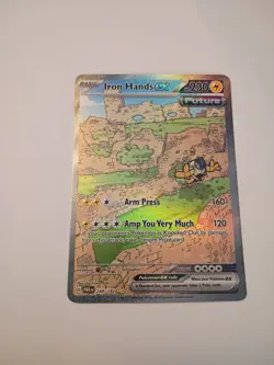 Pokemon TCG: Iron Hands Paradox Rift Special Illustration Rare 248/182 - Image 1
