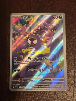 Pokemon Gastly 177/162 SV05 Temporal Forces Illustration Rare - Image 1